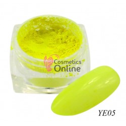 Pigment Matt Neon Amelie pentru unghii Cod NADP016DD - Galben